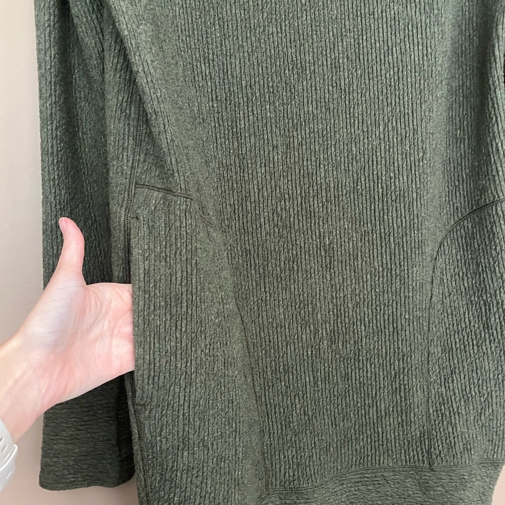 {Lululemon} Along the Way Dress in Heathered Dark Olive - Womens Small - Picture 5 of 11